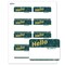 Avery Printable Adhesive Name Tags, 2-1/3" x 3-3/8", Pre-printed Teal Floral & Metallic Gold Hello My Name Is Design, 80 Total